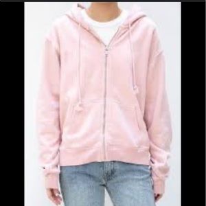Brandy Melville pink zip up